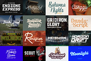 Baseball Font Bundle - 20 Fonts!, a Script Font by HipFonts (Thumbnail 3 of 12)