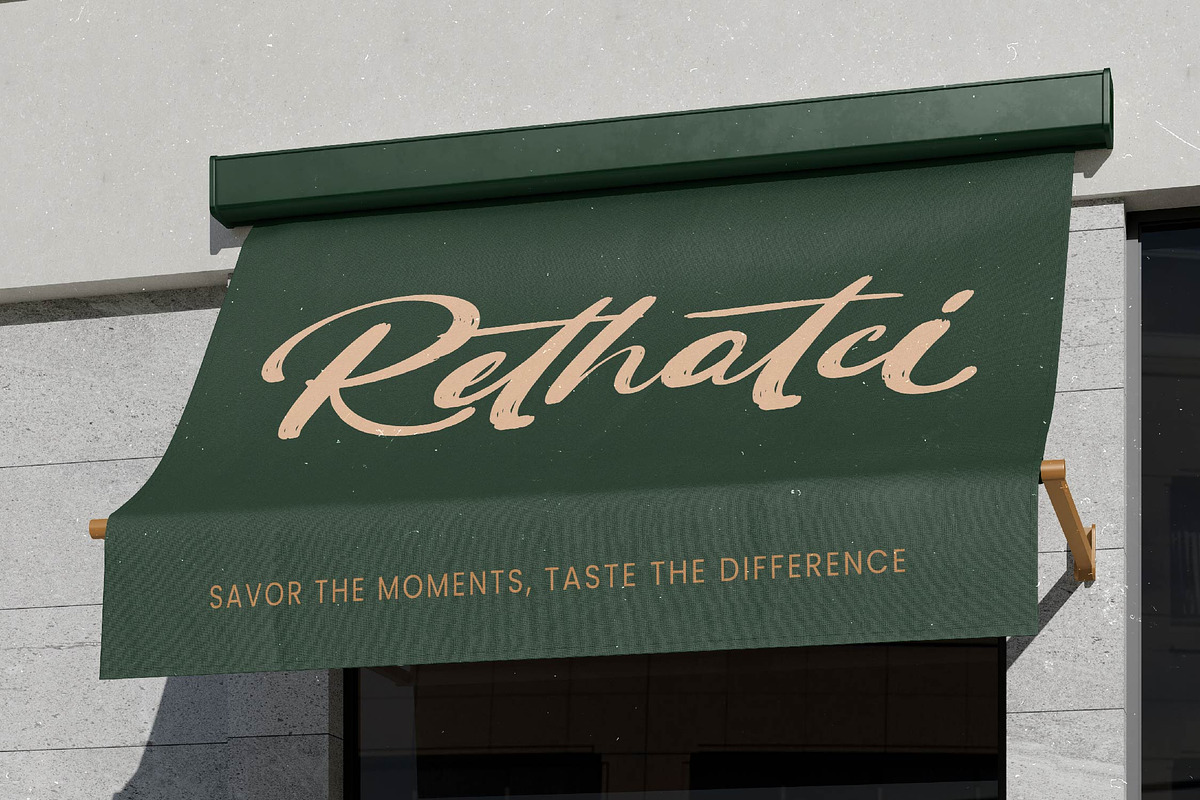Routine Oldnight Modern Brush Font, a Script Font by Letterena Studios Script (Photo 3 of 20)