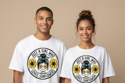 Just A Girl Who Loves Sunflowers PNG, a Shirt Mockup by Vector Stall (Thumbnail 6 of 15)