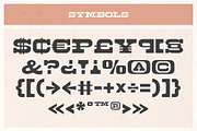 Palm Ridge Midcentury Southwest Font, a Serif Font by Molly Suber Thorpe (Thumbnail 14 of 15)