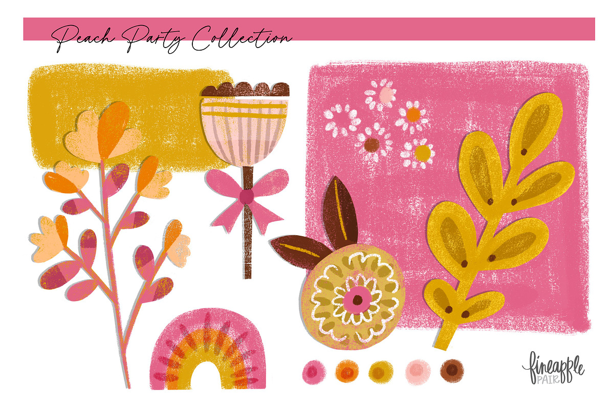Modern Boho Floral Clipart, an Object Graphic by FINEAPPLE (Photo 6 of 6)