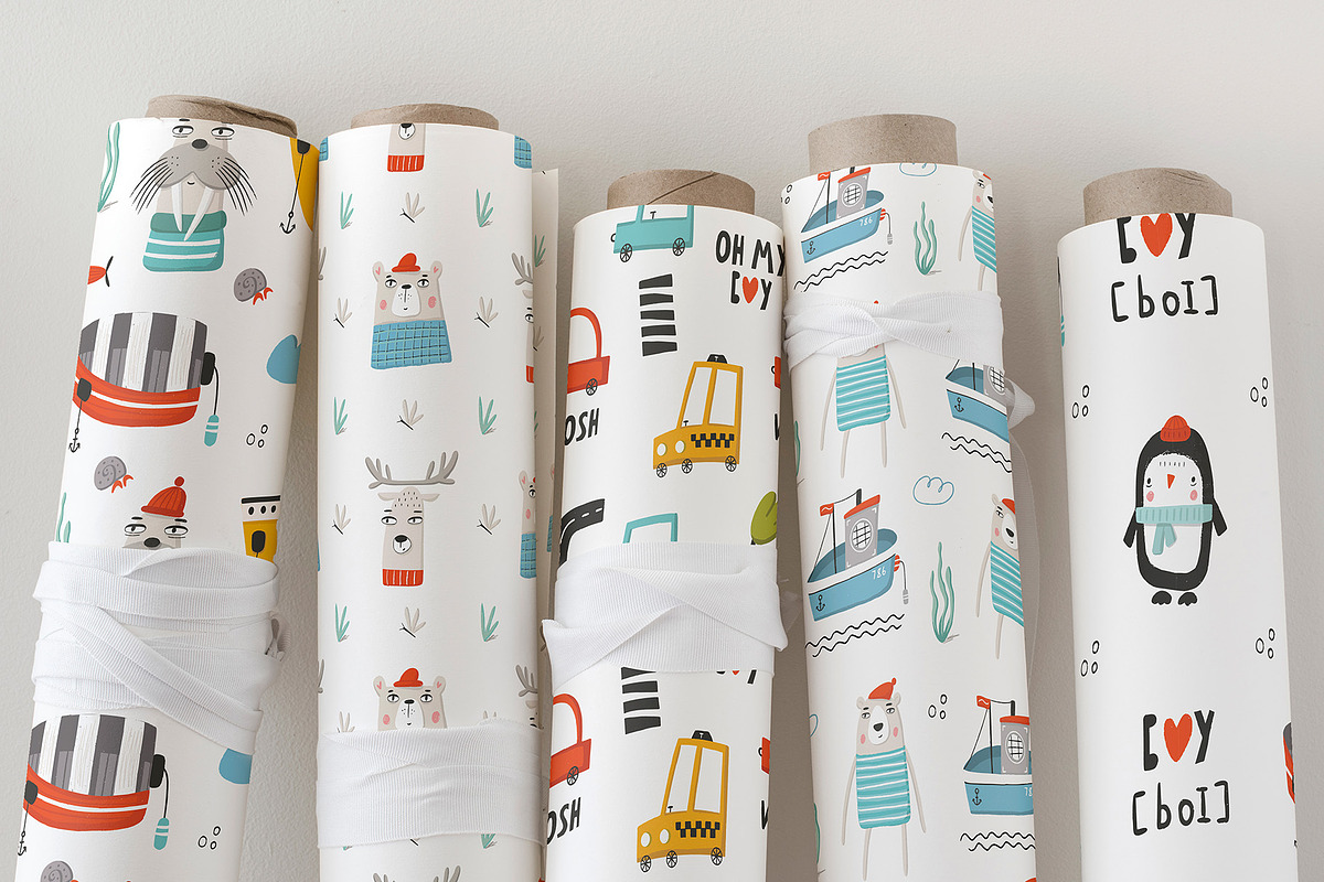Pattern Bundle for Kids | 162, a Pattern Graphic by Oksana Stepova (Photo 18 of 37)