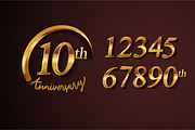 Golden anniversary logo & Gold ring, a Card Template by OtpirusGraphic (Thumbnail 5 of 5)