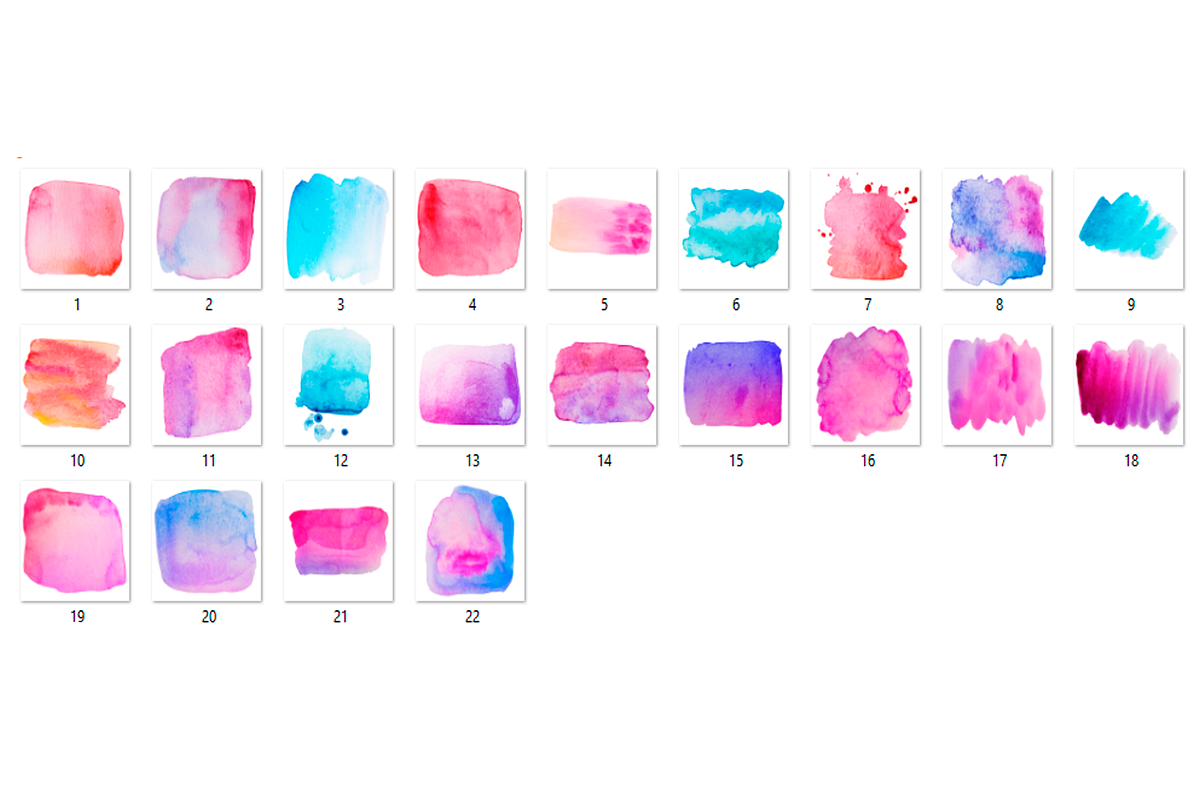 88 Watercolor elements PNG, a Templates & Theme by Ksusha shop (Photo 5 of 7)