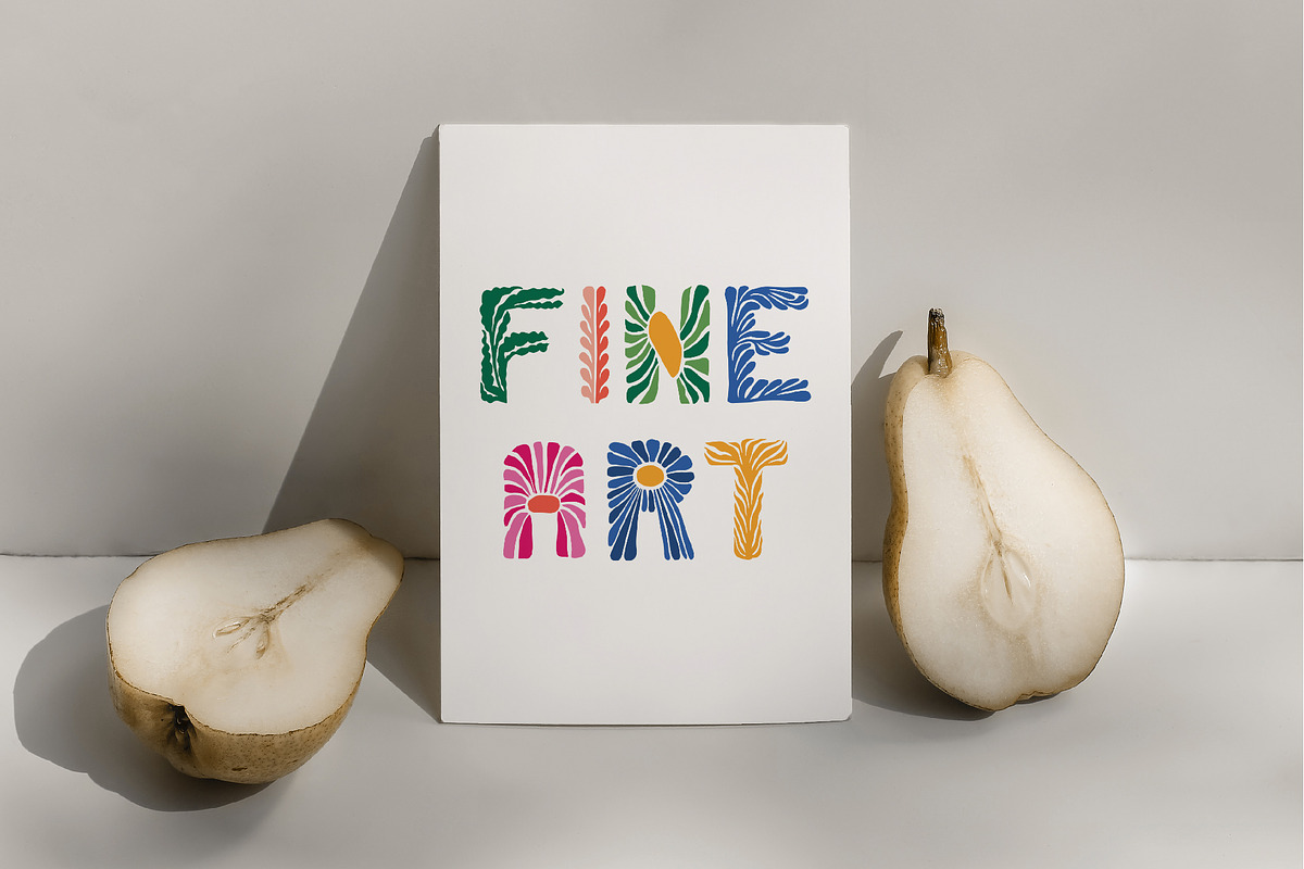 Matisse, Display Font in 2 colors, a Handwritten Font by DearLetters (Photo 10 of 15)