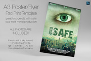 A3 - Movie Poster Print Template 5, a Poster Template by Illusiongraphic (Thumbnail 1 of 5)