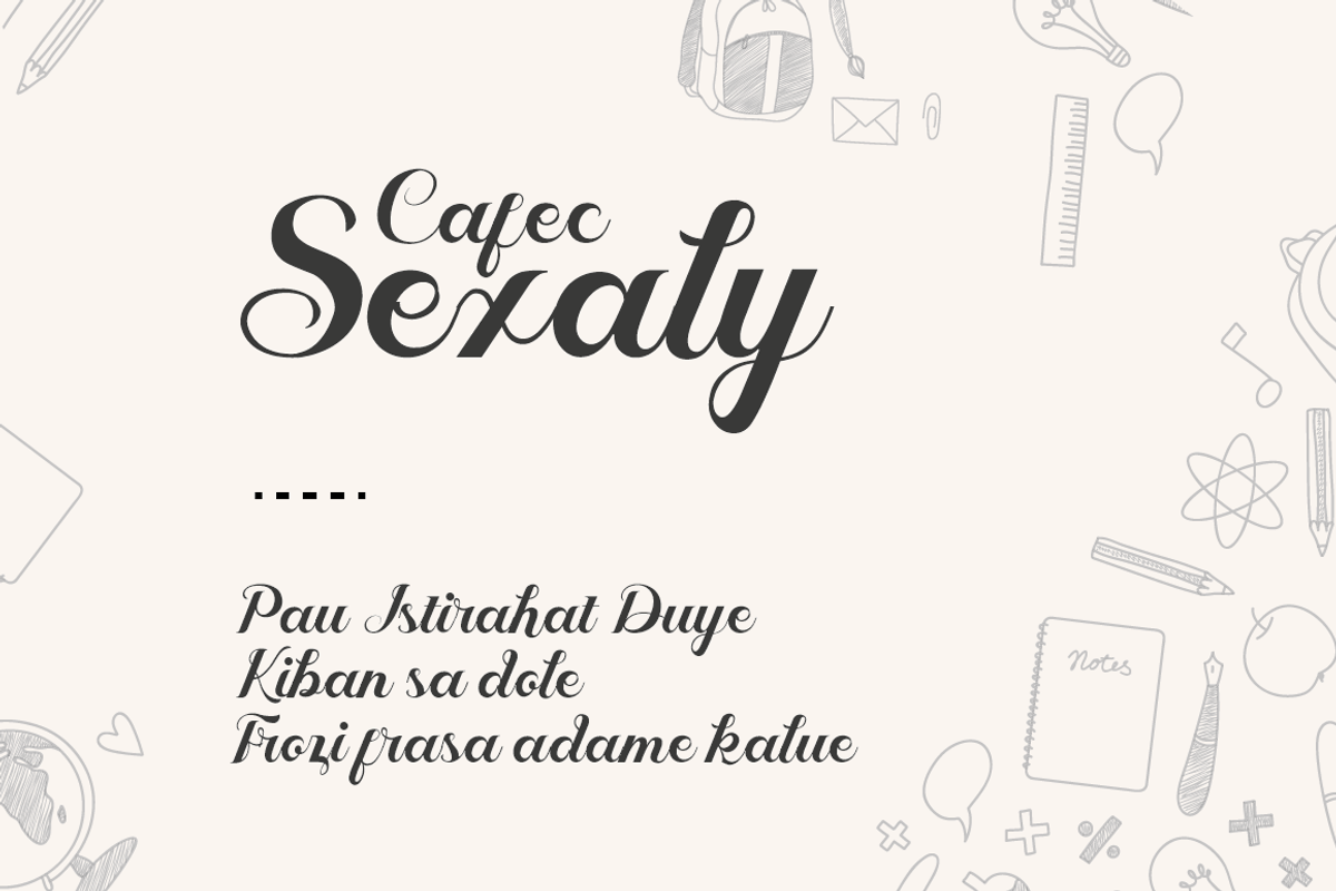 Geruthu Font preview 2