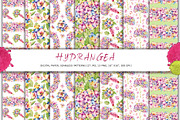 Hydrangea clipart, flower patterns, an Illustration by Artmanata (Thumbnail 5 of 18)