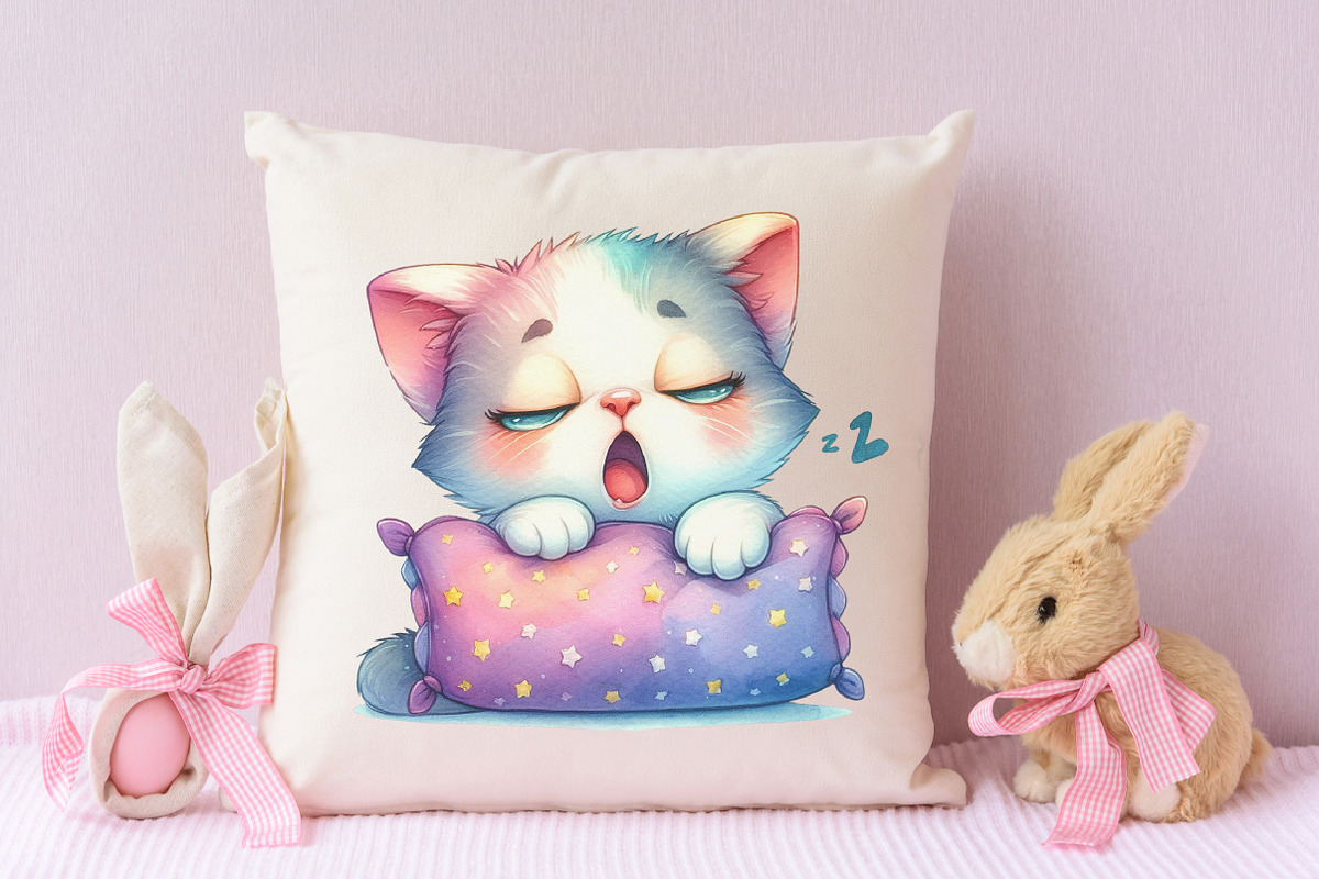 Funny Cartoon Sleepy Quirky Animals, an Illustration by RobertsArt (Photo 5 of 7)