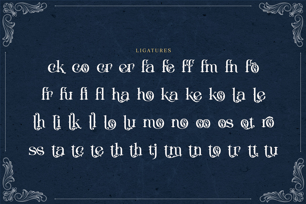 Rusty Store, a Blackletter Font by alit design (Photo 21 of 24)