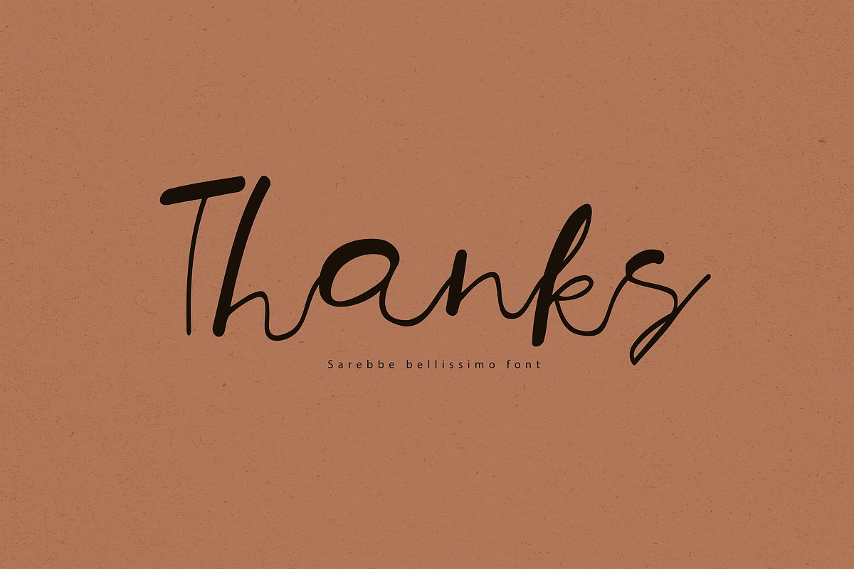 Sarebbe Bellissimo | Stylish Script, a Script Font by Mr.Typeman (Photo 7 of 7)