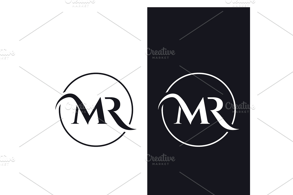 Luxury letters MR , RM , M , R logo, a Branding & Logo Template by LOGOCREATIVE