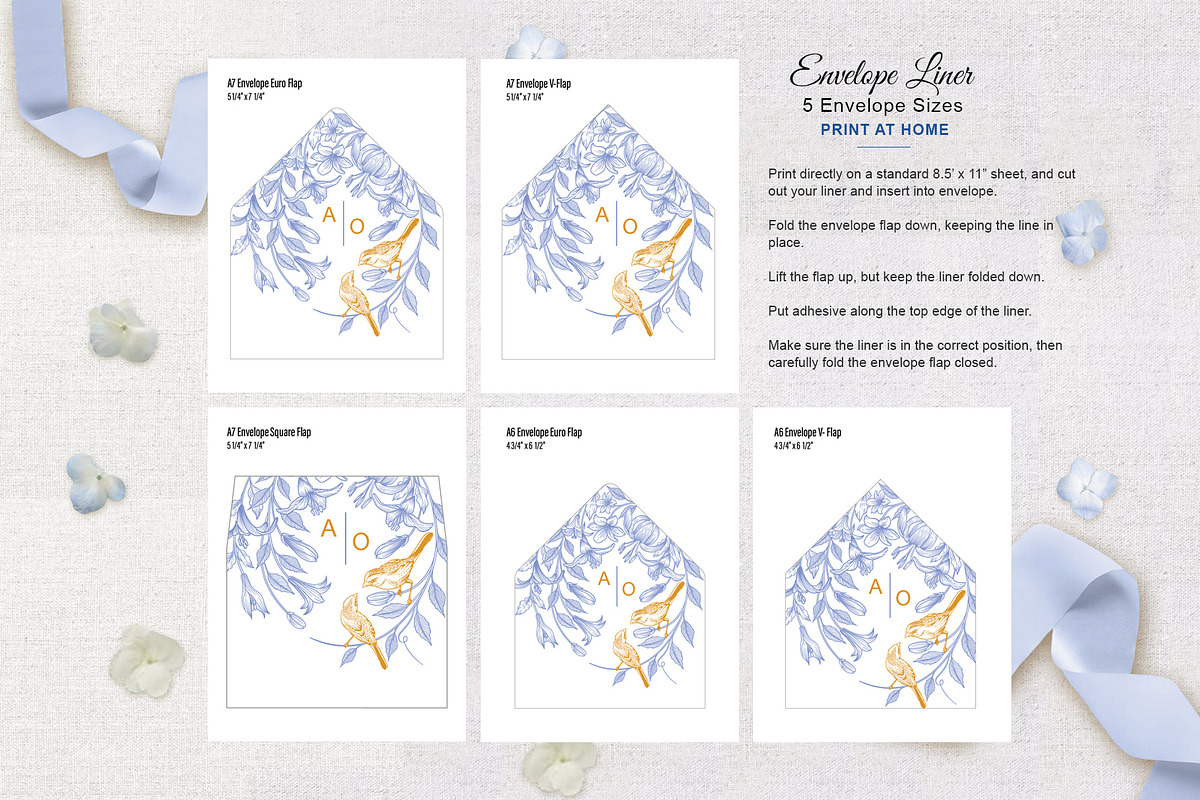 Love birds Envelope Liners, an Invitation Template by Shwet Art (Photo 6 of 7)