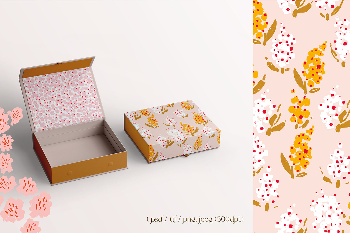 Retro Summer patterns & clip arts, a Pattern Graphic by PaperJamLab (Photo 11 of 12)