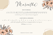 Marontha Copperplate Script, a Script Font by Basnistudio (Thumbnail 9 of 10)