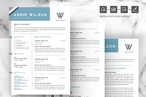 Word Resume / CV Template Design