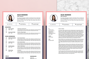 Modern Resume & CV Template, a Resume Template by Hito Graphic (Thumbnail 3 of 8)