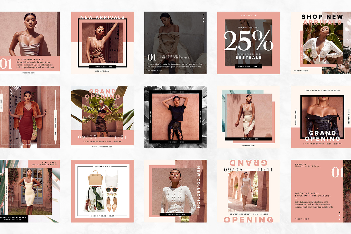 Fashion Promo Social Pack, a Social Media Template by Providence Studio (Photo 5 of 5)