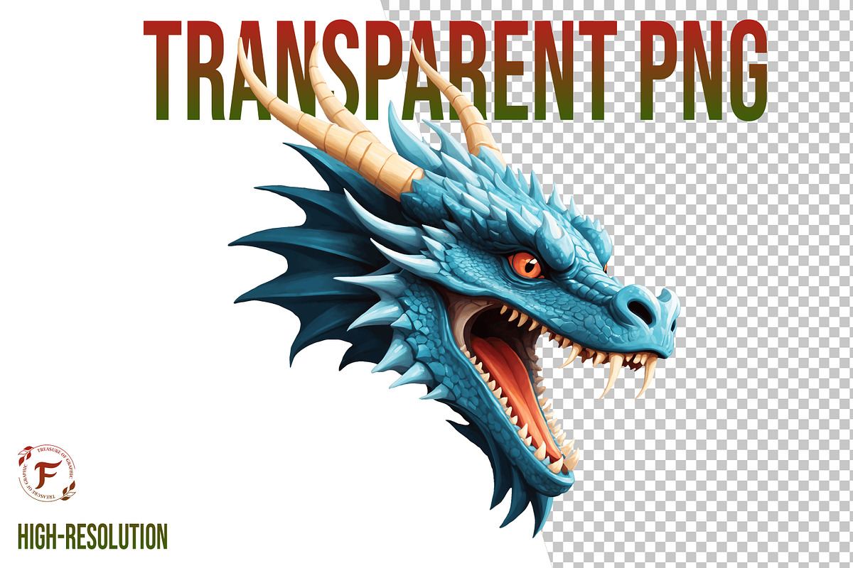 Dragon Head Png, an Illustration by Forhadx5 (Photo 2 of 7)