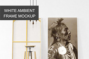 White Ambient Frame Mockup, a Print Template by desgiant (Thumbnail 2 of 2)