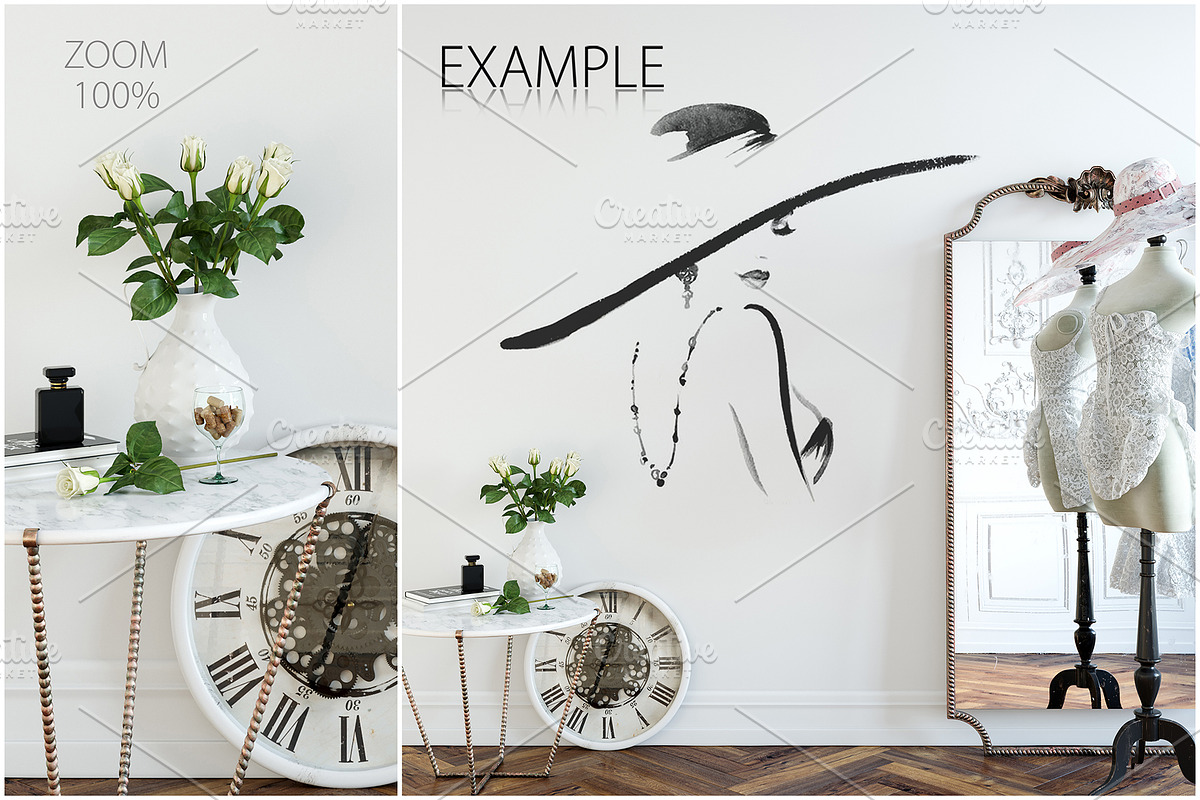 Frames & Walls Mockup Bundle - 5, a Print Template by Yuri-U (Photo 26 of 31)