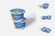 Yogurt Cup Mockup, a Product Mockup by MrLetters (Thumbnail 1 of 5)