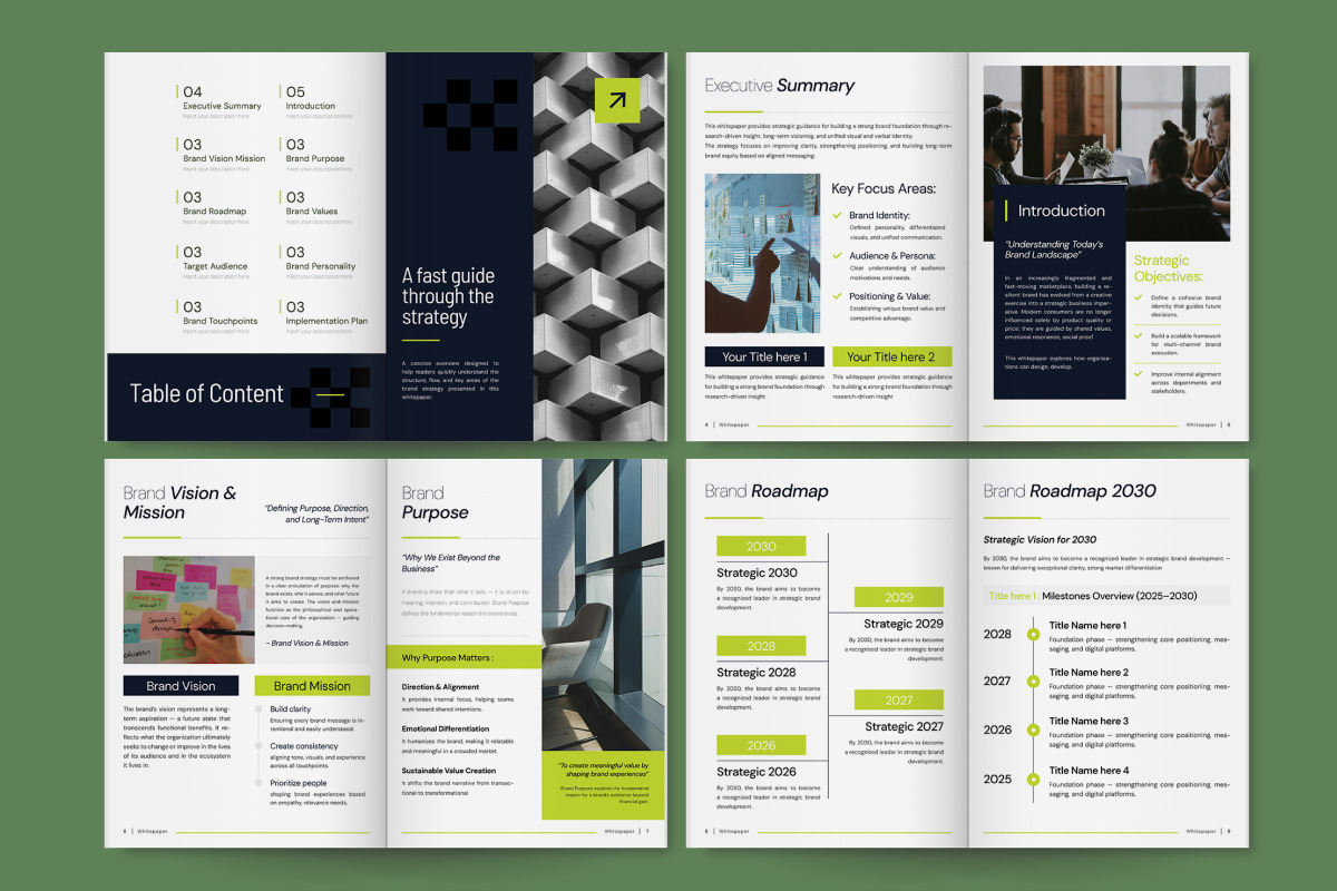 Brand Strategy Whitepaper, a Brochure Template by twinstd (Photo 5 of 6)