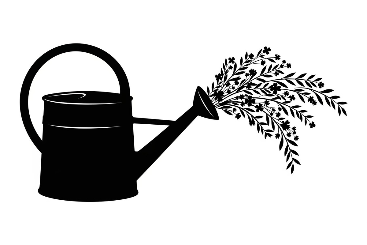Floral Watering Can Design Bundle, an Illustration by Gaye Art (Photo 20 of 31)