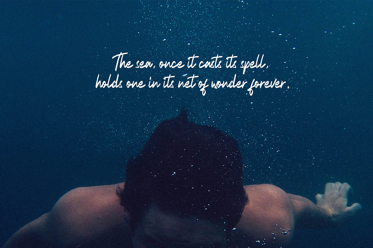 Whisper Nature - Brush Script Font preview 3