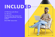 THIS IS OLIVER | 3d character set, a Technology Illustration by As Good As Possible (Thumbnail 3 of 8)