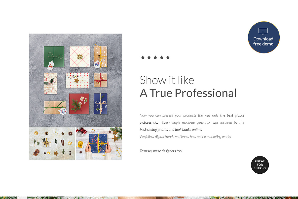 X-mas Gift Creator Bundle Mock-ups, a Packaging Mockup by Apparel_Mockups (Photo 5 of 6)