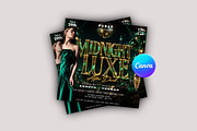 Midnight Luxe After Dark Party Flyer, a Flyer Template by Posterfello (Thumbnail 2 of 4)