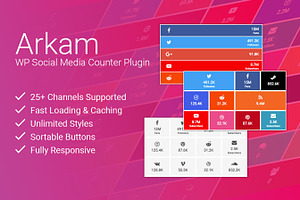 Social Media Counters For WordPress