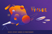 Space Voyage - Retro Design Toolkit, an Object Illustration by Polar Vectors (Thumbnail 6 of 23)