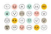 Set of smiley faces. Emoji. Smile!, a Person Illustration by Helen Sko (Thumbnail 2 of 8)