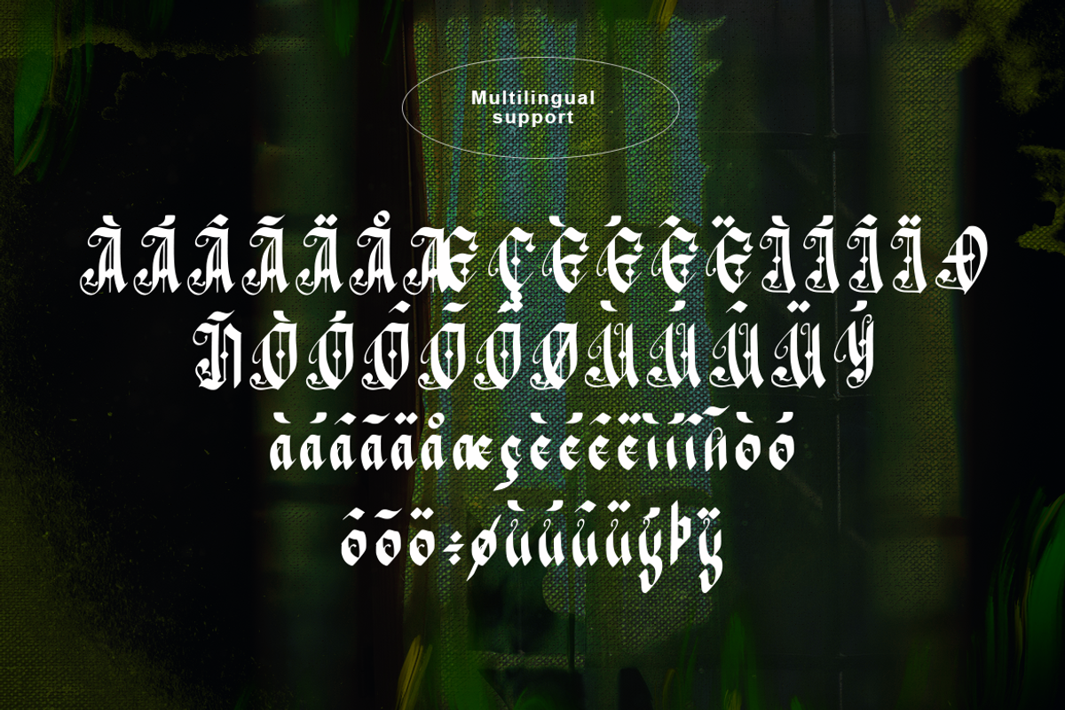 Fairy Tail - Special Fantasy Font, a Blackletter Font by Meizzaluna Design (Photo 3 of 9)