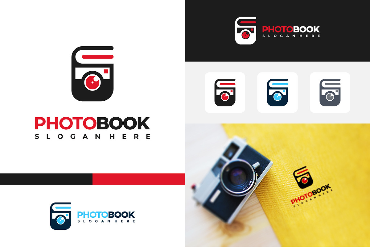 Set of Photo Album Logo Template, a Branding & Logo Template by Lucky Creative (Photo 3 of 5)