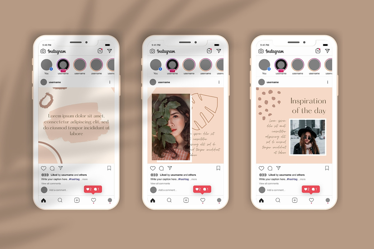 Jeanne Instagram Puzzle CANVA, a Social Media Template by bonadigitals (Photo 4 of 5)
