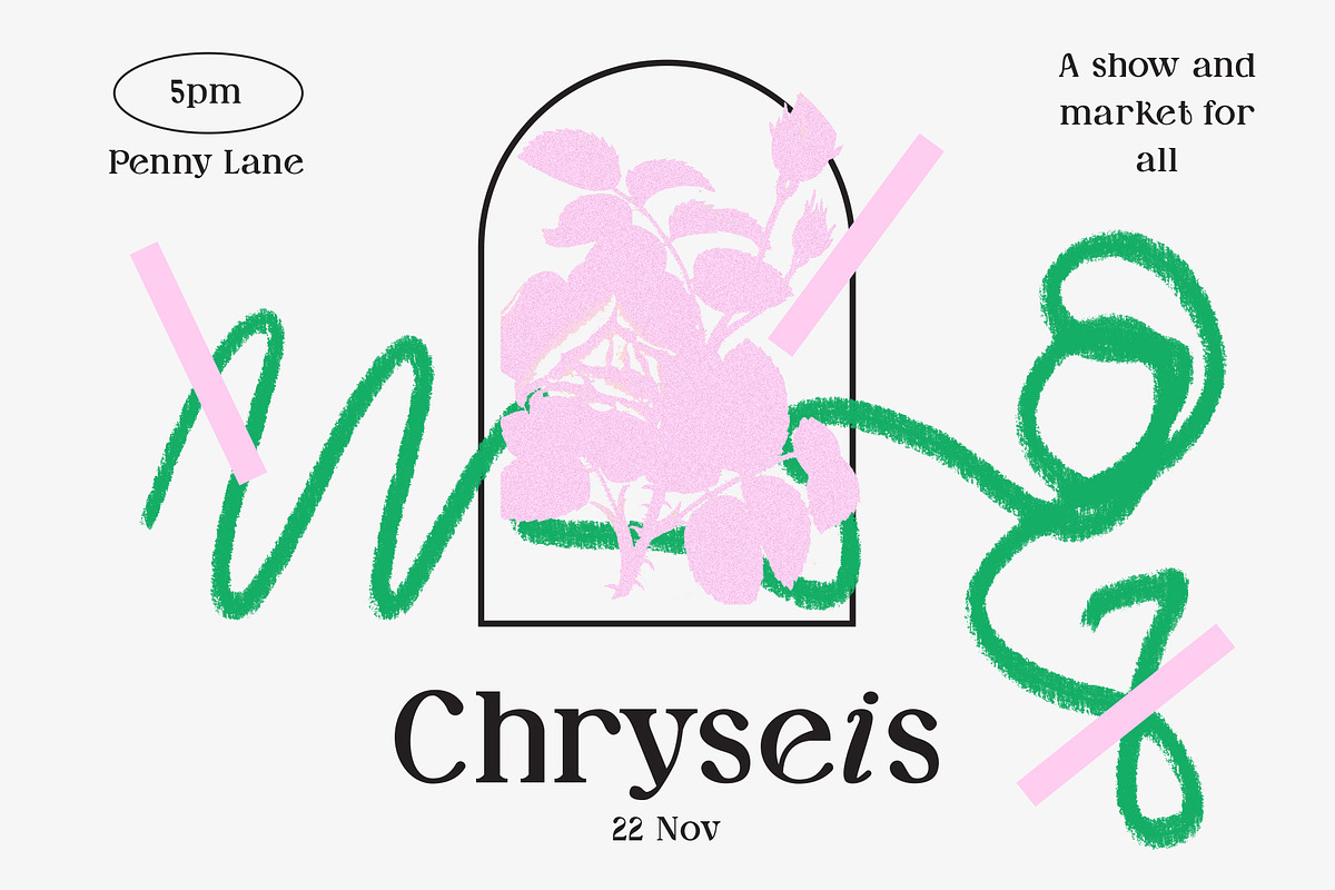 Mystic and Achilles Art Font, a Font by Emma Make (Photo 6 of 7)