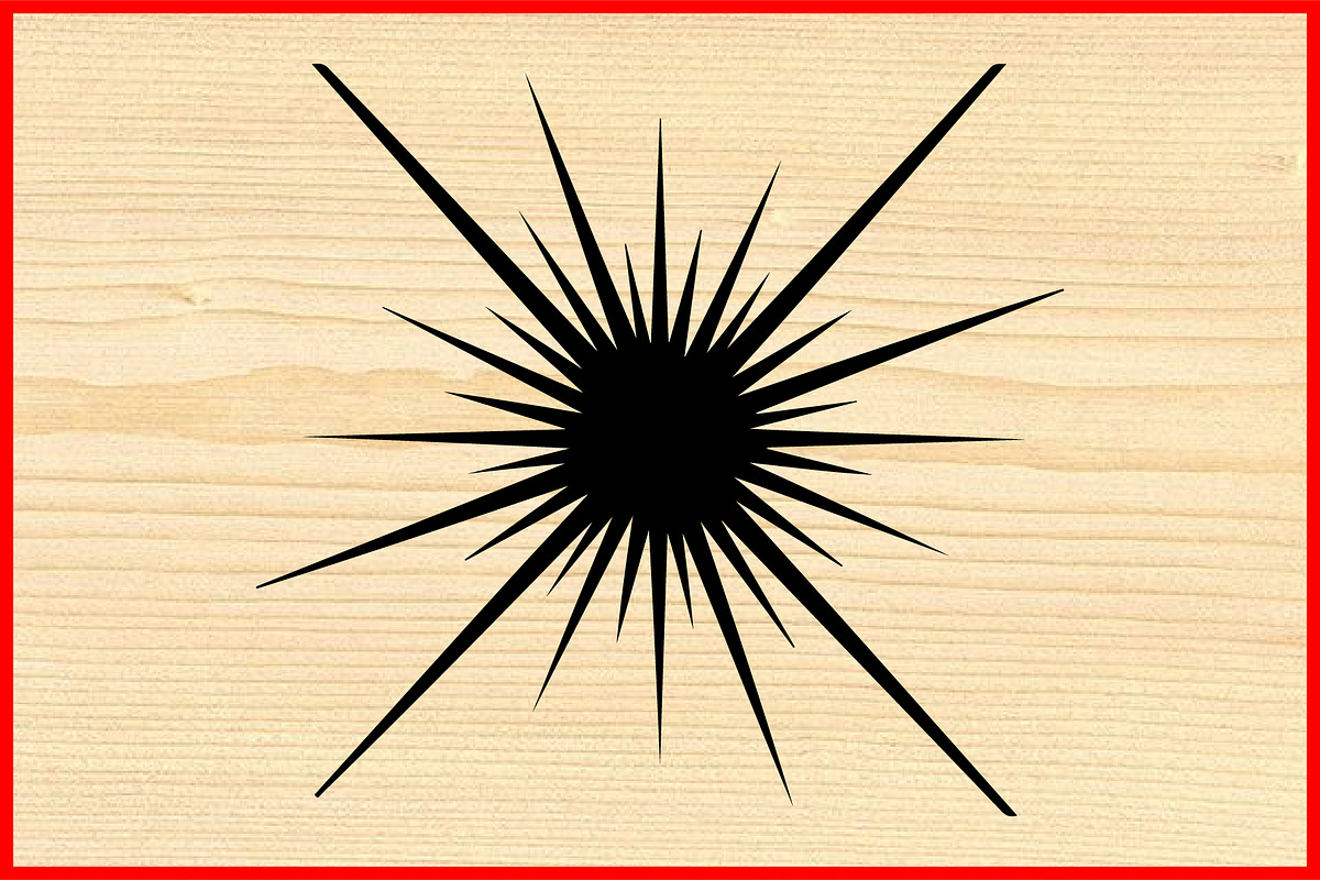 Sunburst Silhouette PNG Vector Set, an Object Illustration by Creativeshirt (Photo 2 of 4)
