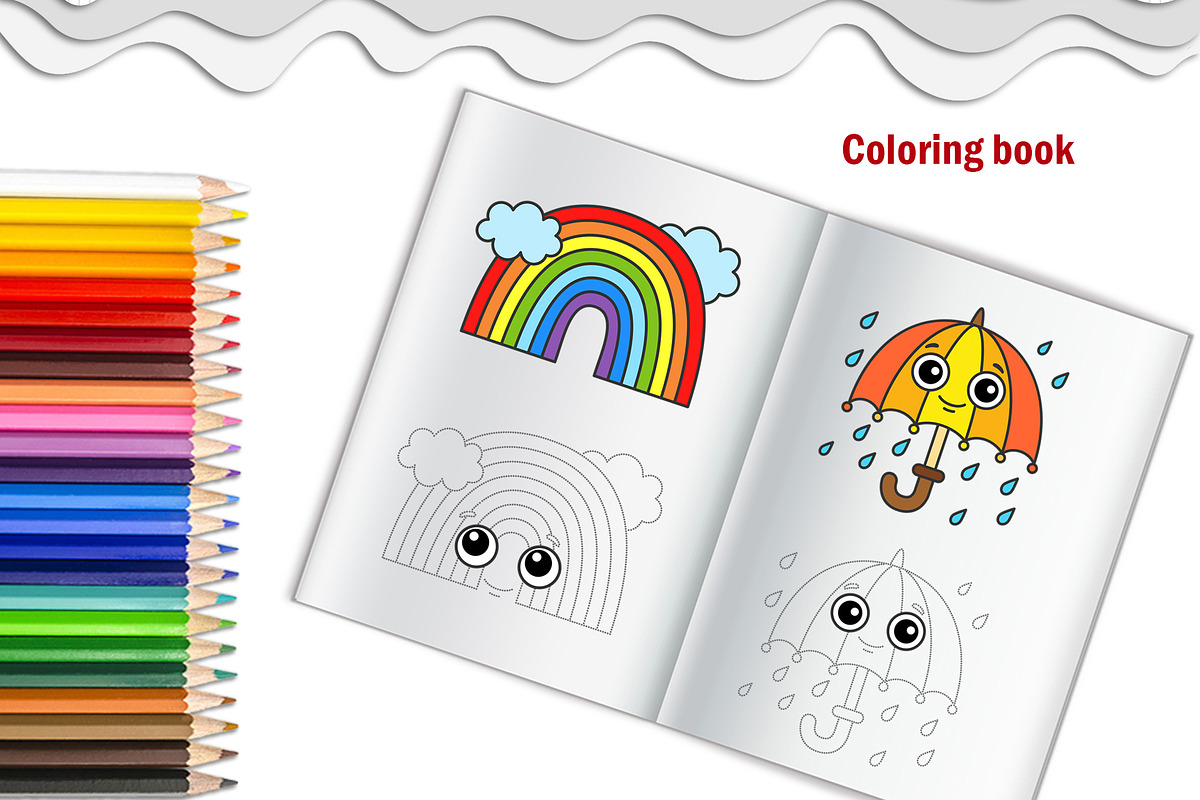 ABC coloring book and letter tracing, an Animal Illustration by Nataliia Toporovska (Photo 4 of 5)
