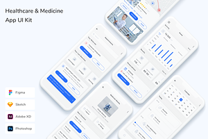 Healthcare & Medicine App UI Kit