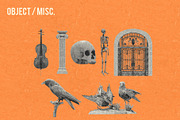 Aged Halftones - Collage Creator, an Object Graphic by Template Haven (Thumbnail 5 of 12)