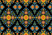 Ukrainian folk seamless patterns set, a Pattern Graphic by kizi (Thumbnail 9 of 10)