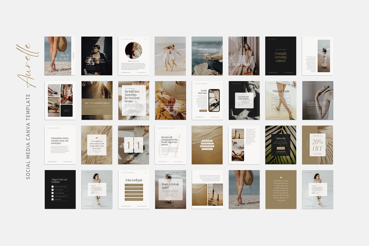 AURELLE Canva Template Bundle, a Marketing Template by DESIGN BY nube (Photo 18 of 20)
