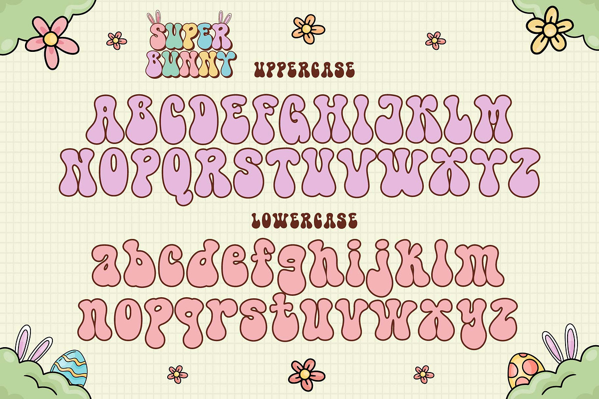 Super Bunny Font, a Font by KengGraphic (Photo 10 of 12)