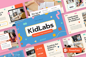 KIDLABS - Kids Education Powerpoint, a Presentation Template by rgbryand