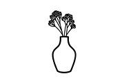 Flower Vase Silhouette Vector Bundle, an Illustration by Designs_River (Thumbnail 46 of 51)
