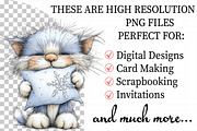 Cute Christmas Fluffy Cats Sublimati, an Illustration by Daily.Designs (Thumbnail 2 of 5)
