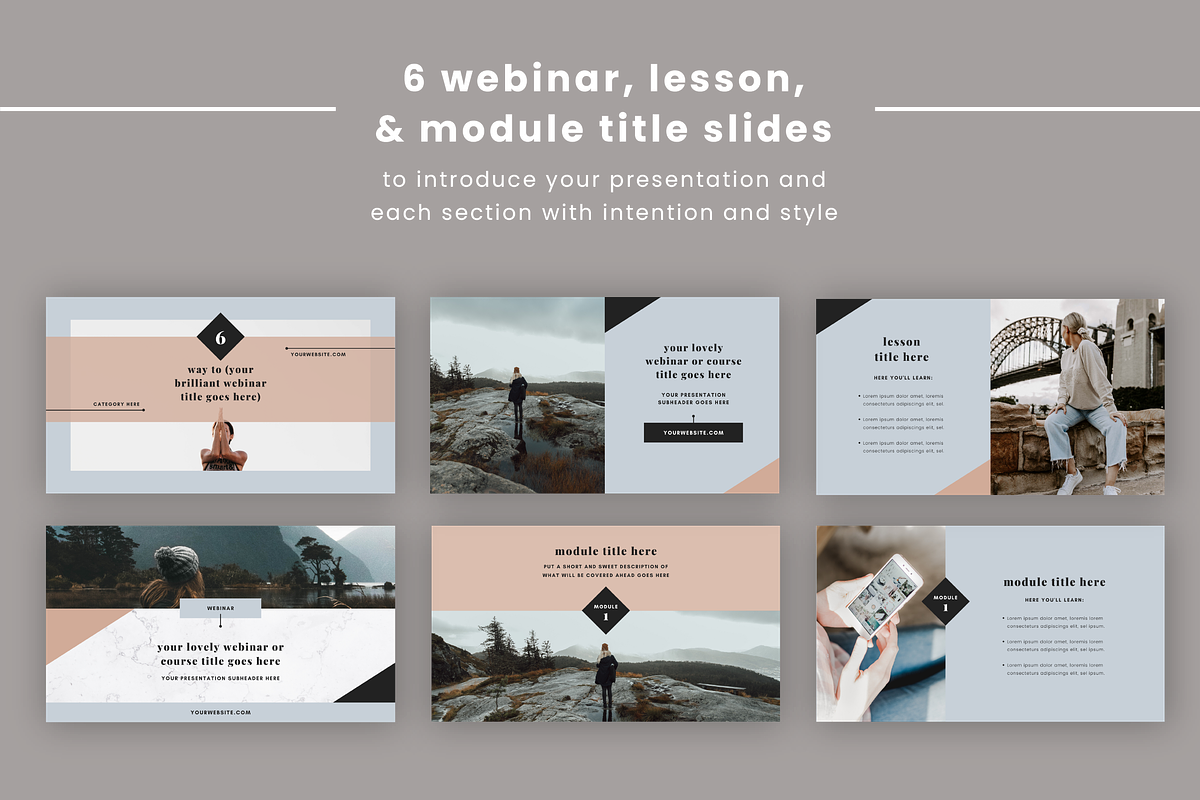 Webinar & Course Slide Deck, a Presentation Template by Studio Soluna (Photo 10 of 13)